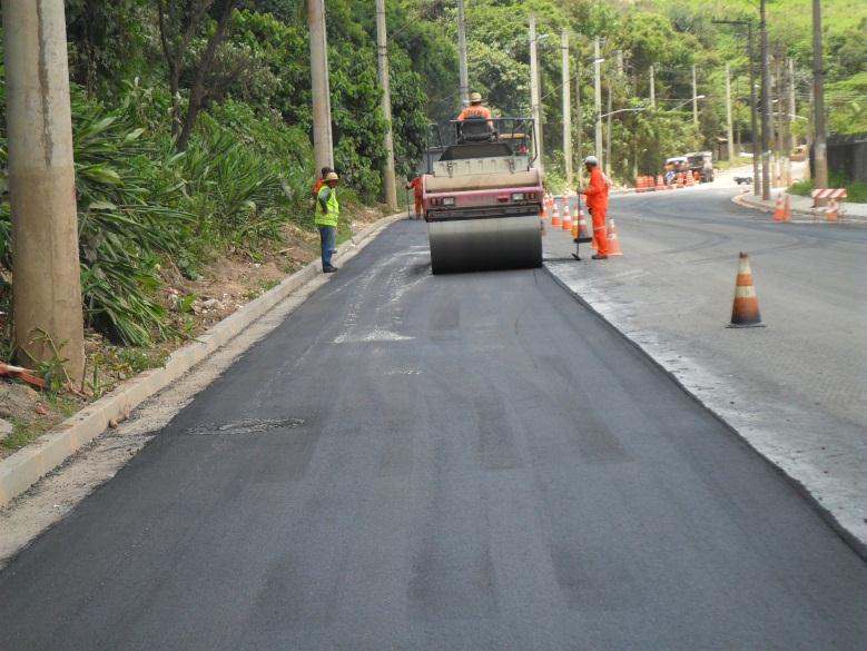 Etapas de Construção Revestimento asfáltico