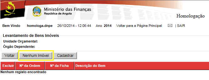 2.2 Caso não existam bens do património imobiliário do Estado