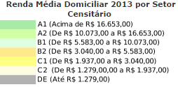 potencial população de captação pelo shopping.