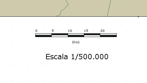 Figura 110 Criando Legenda no Mapa de Impressão. 12. Para a criação de escalas no Layout de Impressão, selecione a opção Criar Escala e, em seguida, clique na área de layout.