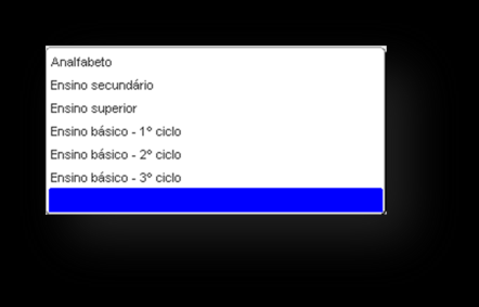 26. Avaliação inicial da zona superior abre a janela: Pulsando os diferentes elemtos da árvore, no lado direito é possível