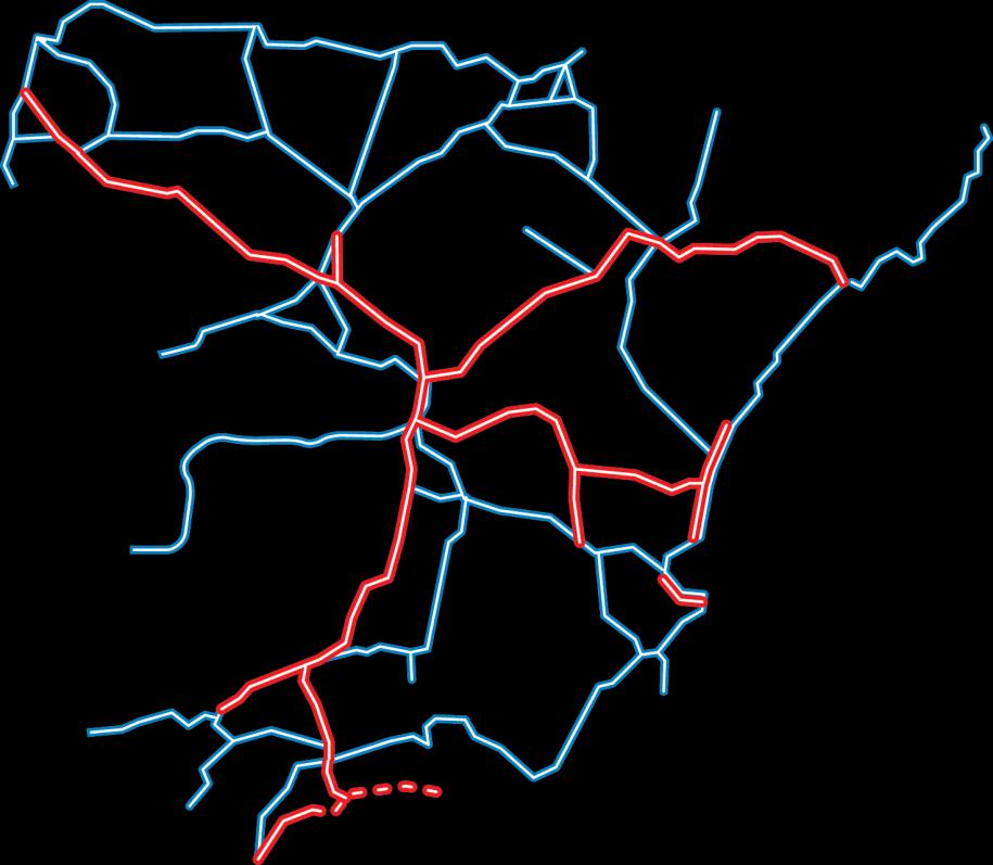 2. Desafios para o caminho de Ferro em Portugal Papel da Rede de Alta Velocidade na Mobilidade e Acessibilidade Territorial A Alta Velocidade ferroviária aproxima pessoas e empresas, reforça relações