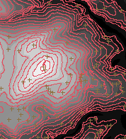 A superfície modelada é representada por grades regulares ou grades triangulares Tratamento da altimetria para mapas topográficos ou hipsométricos