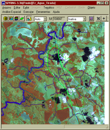 SPRING Módulos do SPRING Entrada TIFF RAW SITIM GRIB GeoTIFF DXF ASCII