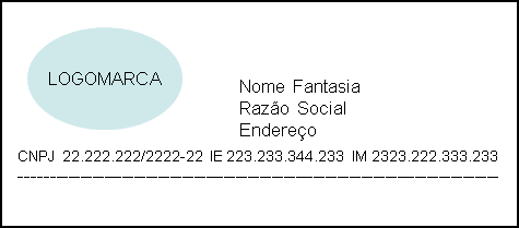 4.1. Cabeçalho O cabeçalho do Extrato do Cupom Fiscal Eletrônico - SAT deverá ser preenchido exclusivamente com base nos dados do CF-e-SAT, e deverá apresentar uma das opções de modelo demonstradas