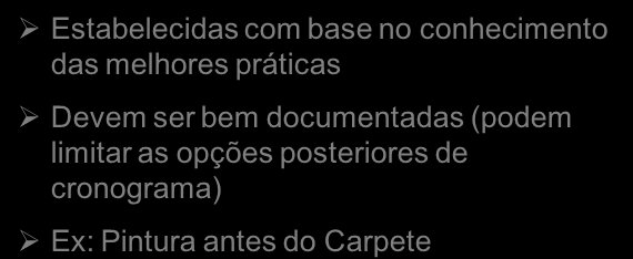 Dependência Arbitrada Tipos de Dependência Mandatória ou Obrigatória Arbitrada Externa Estabelecidas com base no conhecimento