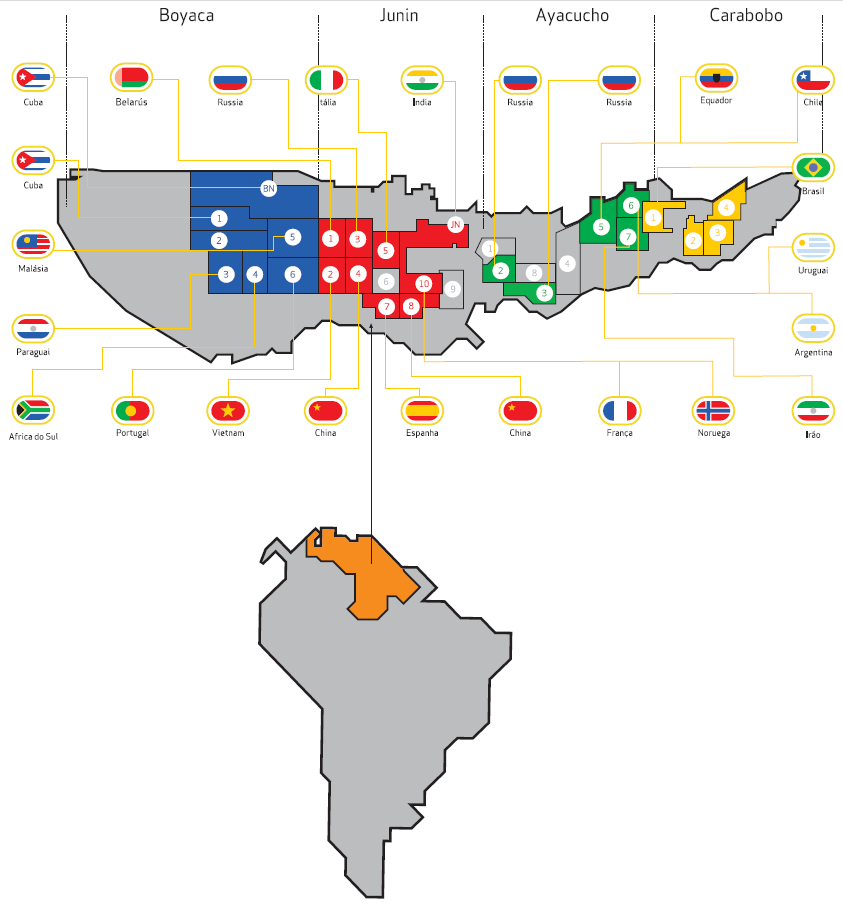 Crudes Pesados Venezuela Boyaca 6 A Galp Energia participa juntamente com a PDVSA no projecto de Certificação de Reservas do Bloco Boyacá 6 na Faixa do Orinoco na Venezuela A faixa petrolífera do