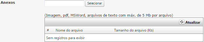 Pedido de Autorização de Importação/Exportação Justificativa técnica para