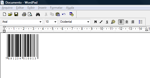 21) Após a abertura do programa WORDPAD, tecle <Ctrl + V>, ou vá no menu do WORDPAD e escolha a opção COLAR.