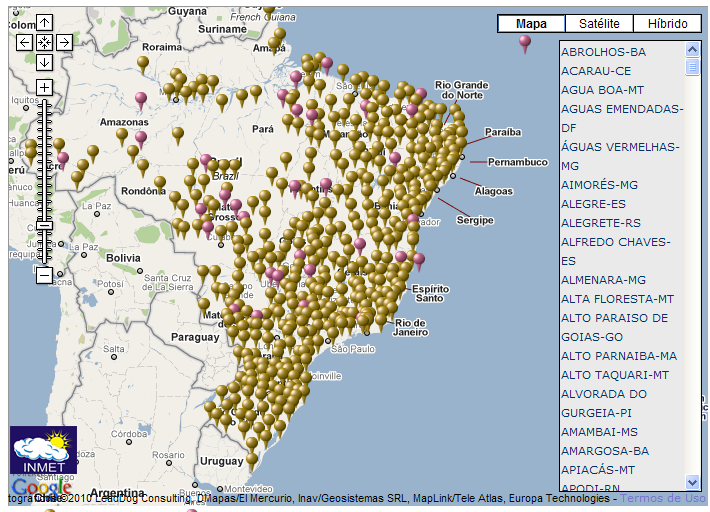 No Brasil: Instituto Nacional de