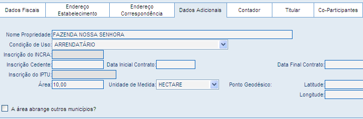 Figura 40 Tela Solicitação de Cadastro Pessoa Física Aba Endereço Correspondência 13.