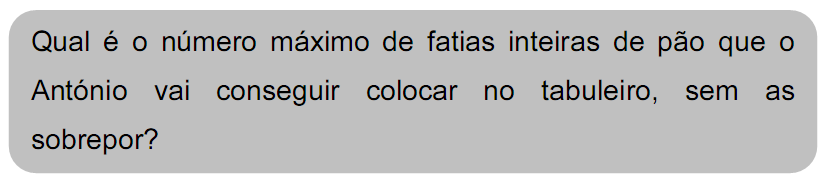 (prova de aferição 2010) 3. No chão da sala da Matilde há um tapete com a forma de um quadrado. O perímetro do tapete é 10m. A área do chão da sala é 31,6m 2.