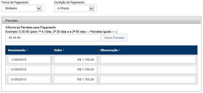 3 Tela de Vendas A. A tela abaixo é a tela de inclusão ou alteração de uma venda, nesta tela podemos encontrar as funcionalidades básicas que veremos nas demais telas, veja como inserir os produtos.