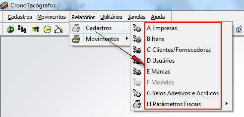 Figura 53 Opções da consulta de Atendimentos. 4. RELATÓRIOS 4.