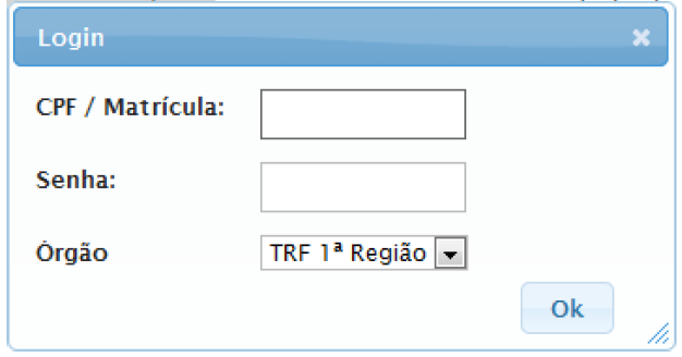 7 - AUTENTICAÇÃO (LOGIN) Para que o usuário possa acessar os documentos ou visualizar os acessos aos documentos do processo, é necessário ter alguma das permissões de acesso, descritas no capítulo