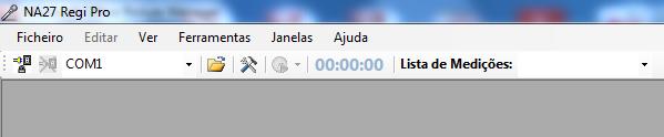 Passo 3: Neste momento já deverá ter o NA27RegiPro instalado no seu PC devendo ter surgido automaticamente a janela do programa constante na Figura 13, e passou a ter um atalho de