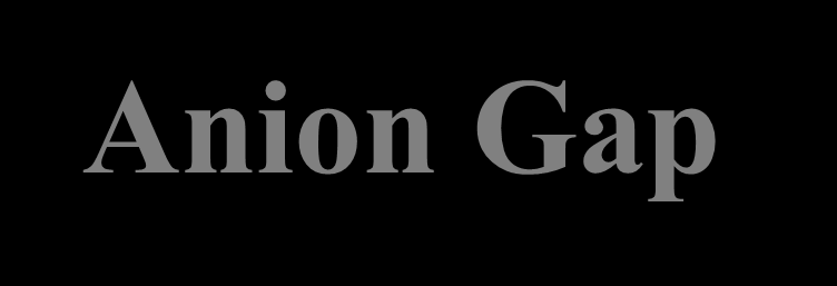 Anion Gap K Ânion-gap Na