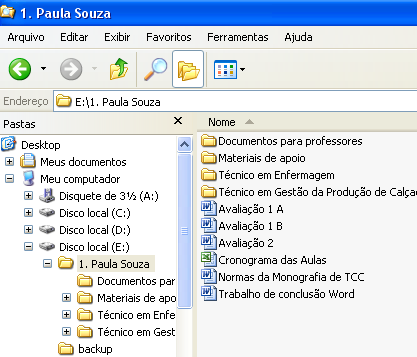 Windows Explorer Programa que permite manipular pastas ou arquivos.