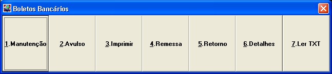 Sistema Brena de Automação Comercial 15 3.1.10. BOLETOS Trata a emissão de Boletos Bancários a serem impressos em papeletas pré-impressas em gráficas e fornecidas pelos Bancos. 1. Manutenção Permite manipular os boletos gerados, como cancelar, mudar status e gerar relatórios.