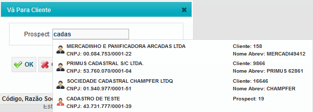 Manual do Representante 33 Cadastro de Cliente Passo a Passo Para abrir o Cadastro de Cliente Online utilize uma das opções abaixo (Menu Lateral ou Menu Principal).