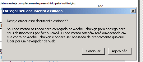 De seguida, deve guardar o documento no seu computador seleccionando «Salvar uma cópia».