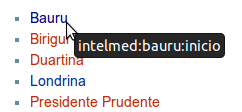 Localizando documentos Para verificar qual a localização de uma página que você está visualizando, observe a linha de endereço da página, na parte superior da tela do seu navegador.