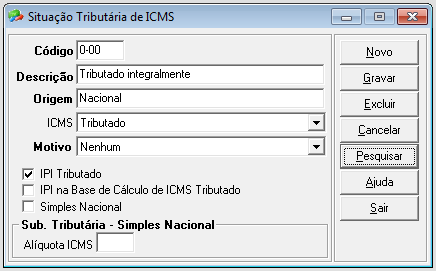 Qtde. Inicial Qtde. Final Frequência 1 5 1 6 30 5 31 150 10 No exemplo acima, as primeiras 5 entradas do produto passariam pela inspeção, ficando portanto bloqueado em quarentena.