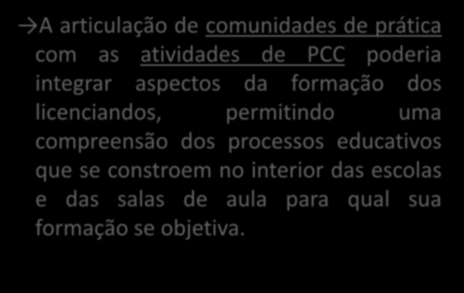 Conclusão... eu acredito que.