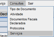 51 3.4.5 Serviços Através do acesso em Consultas >> Serviços, o usuário da Escrita Fiscal poderá consultar todos os serviços utilizados pela prefeitura de Pinhais, com suas respectivas alíquotas.