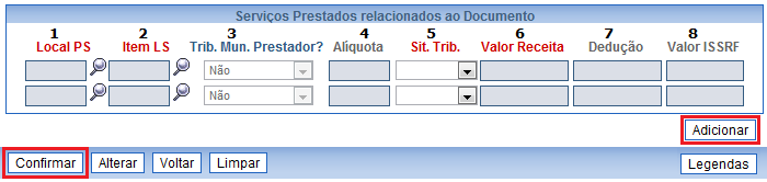 protocolos gerados sem tal processo. Essa ação será habilitada após a realização do Protocolo da Declaração.