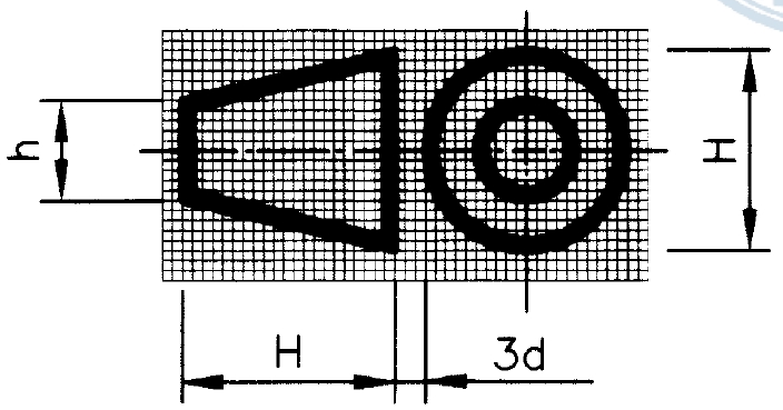 Figura (Diedro) Aula 4 h (mm) 3,5 5 7 10 14 20 d (mm) 0,35 0,5 0,7 1