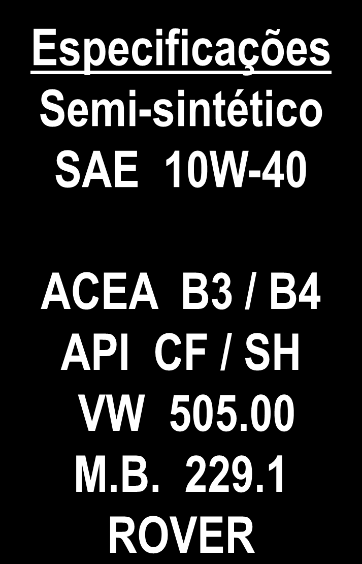 AGIP SINT 2000 TURBODIESEL Especificações Semi-sintético