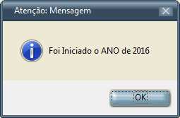 Página 7 de 7 Informe o Ano e Mes a ser Fechado. Informe o Ano e Mes a serem Abertos. Clique em Confirmar e aguarde até a conclusão.