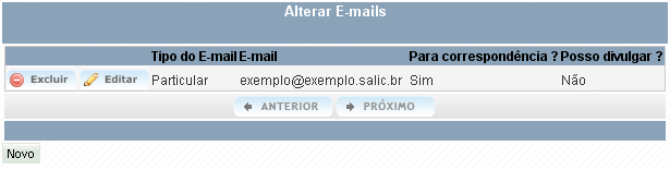 3.1.4 E-mail: Aqui deve ser cadastrado o e-mail utilizado com mais freqüência, pois manteremos contato com o CANDIDATO por meio desse endereço eletrônico.