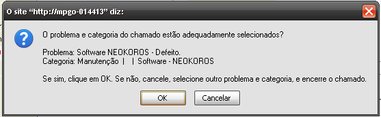 Será necessário que todos os subchamados sejam encerrados primeiro.