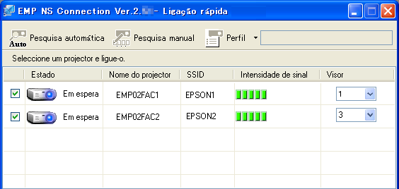 Utilizar a Apresentação de Tela Múltipla 31 F Arraste o ícone de monitor apresentado e coloque-o no local pretendido.