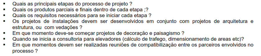 Assumpção e Fugazza, 2008 Agentes intervenientes Coordenação de projetos Fluxo do processo e modelagem em rede de precedências Tempo para