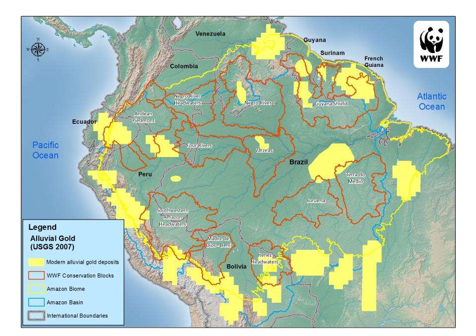 Garimpeiros na Amazônia em 2012 * 200,000 * 50,000 * 120,000