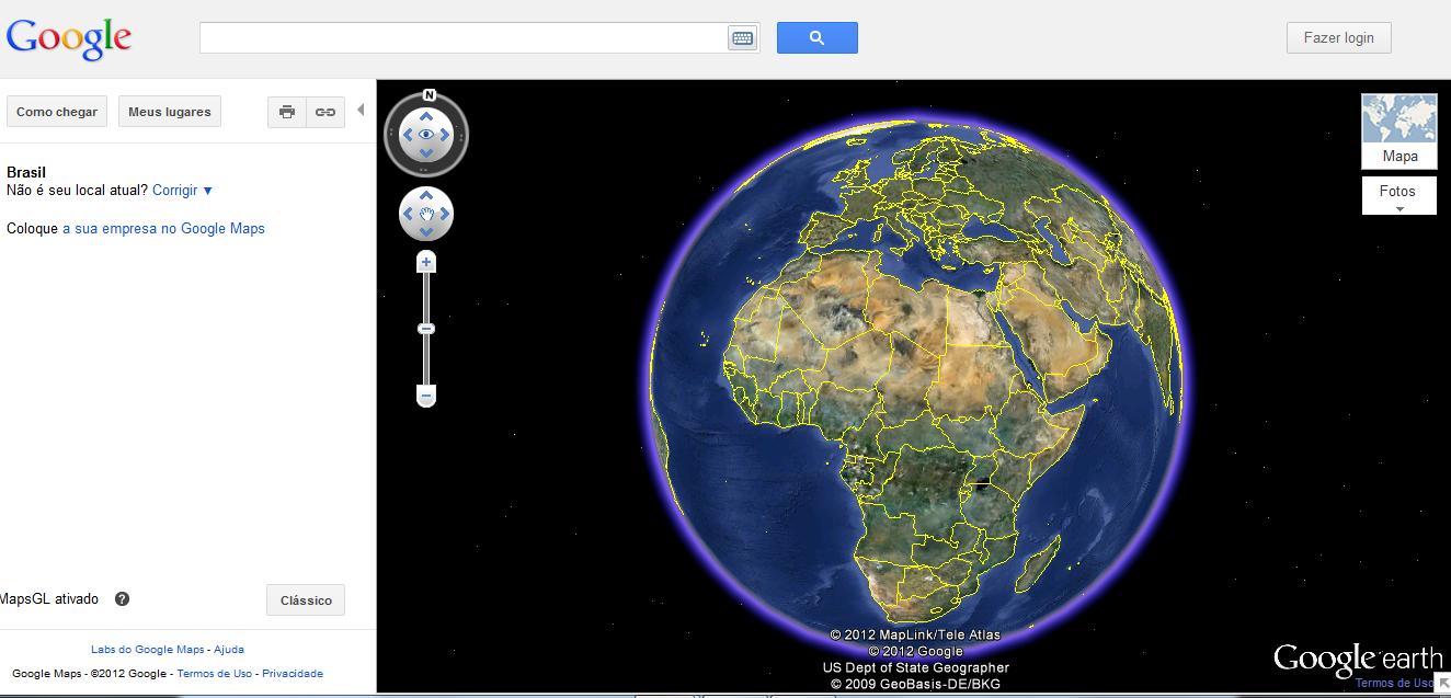 Google Maps; Earth; Street