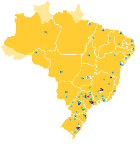 GERDAU NO BRASIL Produção de aço bruto 2012: 7,2 MM t Investimentos 2012: R$ 3,1 bilhões (60%