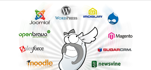 Integrações e Plugins Integre o E-goi com Wordpress, Joomla, Magento, SugarCRM e muito mais!