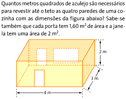 2) Um calendário tem o tipo e o tamanho da figura abaixo.