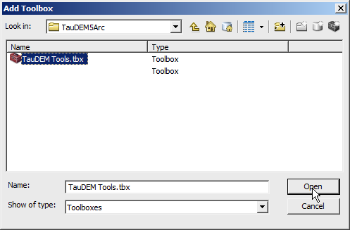 Após a instalação, o TauDEM 5.1 está pronto para ser utilizado. Pressione a tecla Close para sair: 2.3.