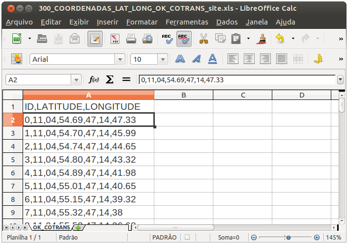 1.8 LibreOffice Calc: Copiar/Colar Especial Copie o resultado da concatenação para uma nova planilha.