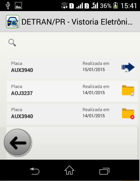 É imprescindível que o Vistoriador/ Despachante confirme se a vistoria foi enviada para o módulo de veículos pois no processo feito eletronicamente o decalque não irá existir, e sem a vistoria