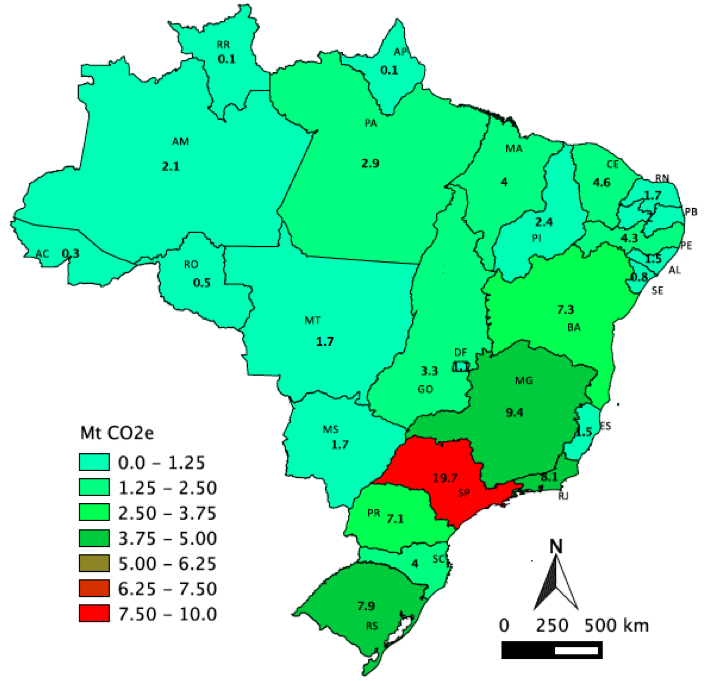 RESIDUOS >> RESULTADOS NACIONAIS E ESTADUAIS 19 Emissões por