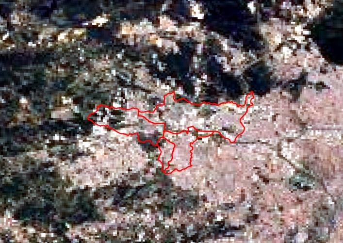 Neste exemplo, vamos configurar o intervalo de datas de 2014-01-01 até 2015-11-25, a cobertura máxima de nuvens de 20% e escolher apenas Landsat 8 sensor OLI.