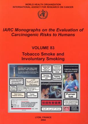 IARC, 2004 O fumo involuntário (exposição ao tabagismo passivo ou fumaça ambiental do cigarro) é cancerígeno a humanos (Grupo 1) Fonte: