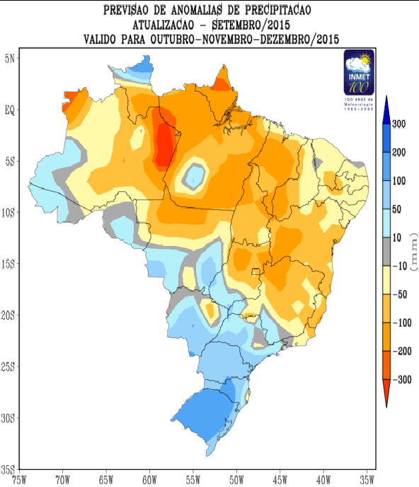 Previsão probabilística de precipitação e de anomalias de