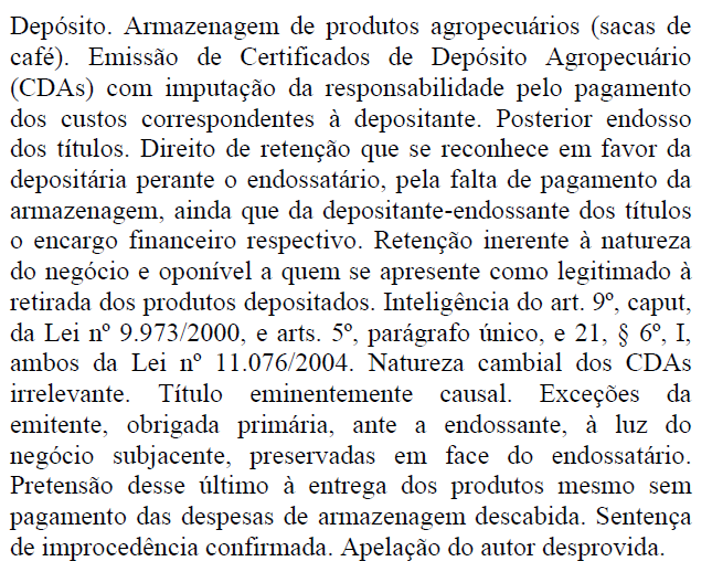 Discussões Doutrinárias e Jurisprudenciais Apelação nº